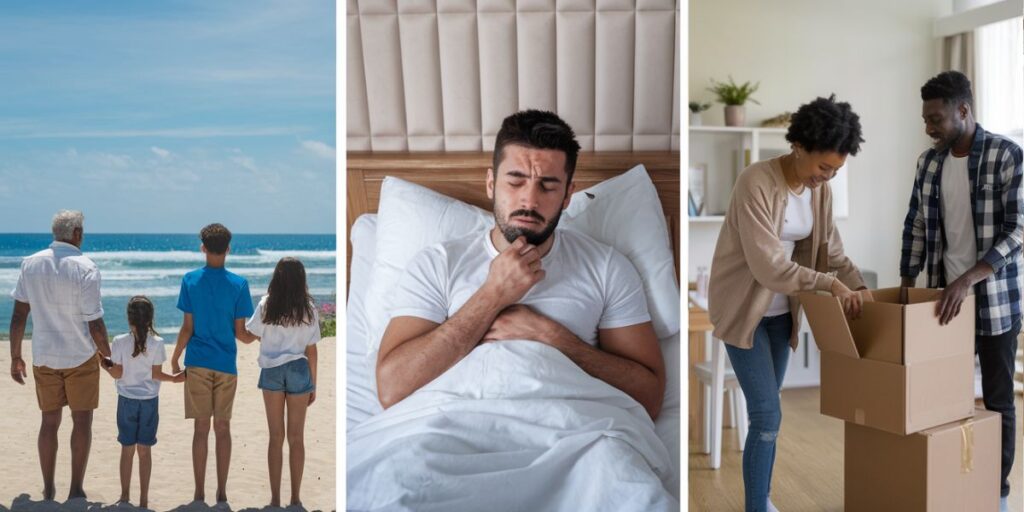 paid time off policy graphic of people being sick