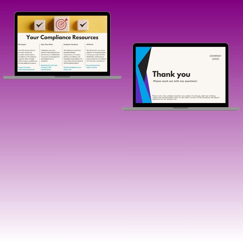 hr compliance slides powerpoint