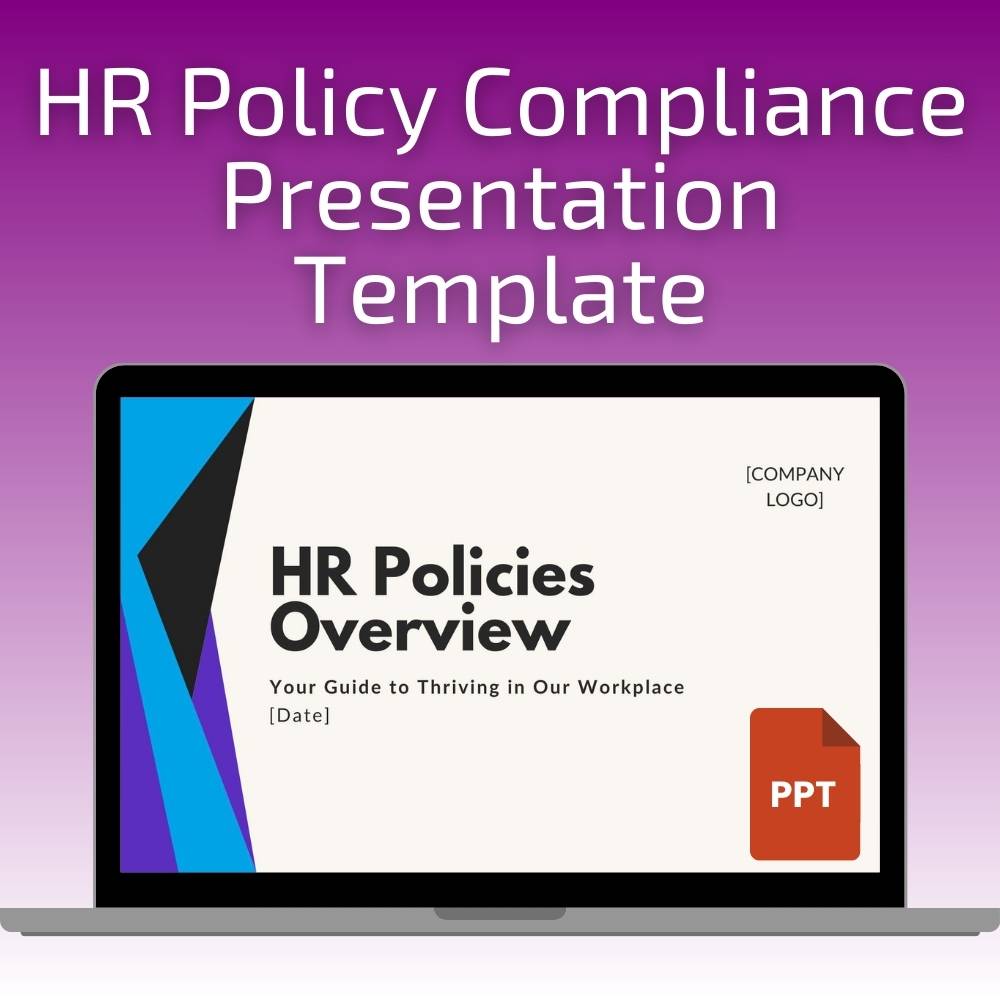 hr policy presentation sample cover page