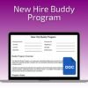 new hire buddy program word template