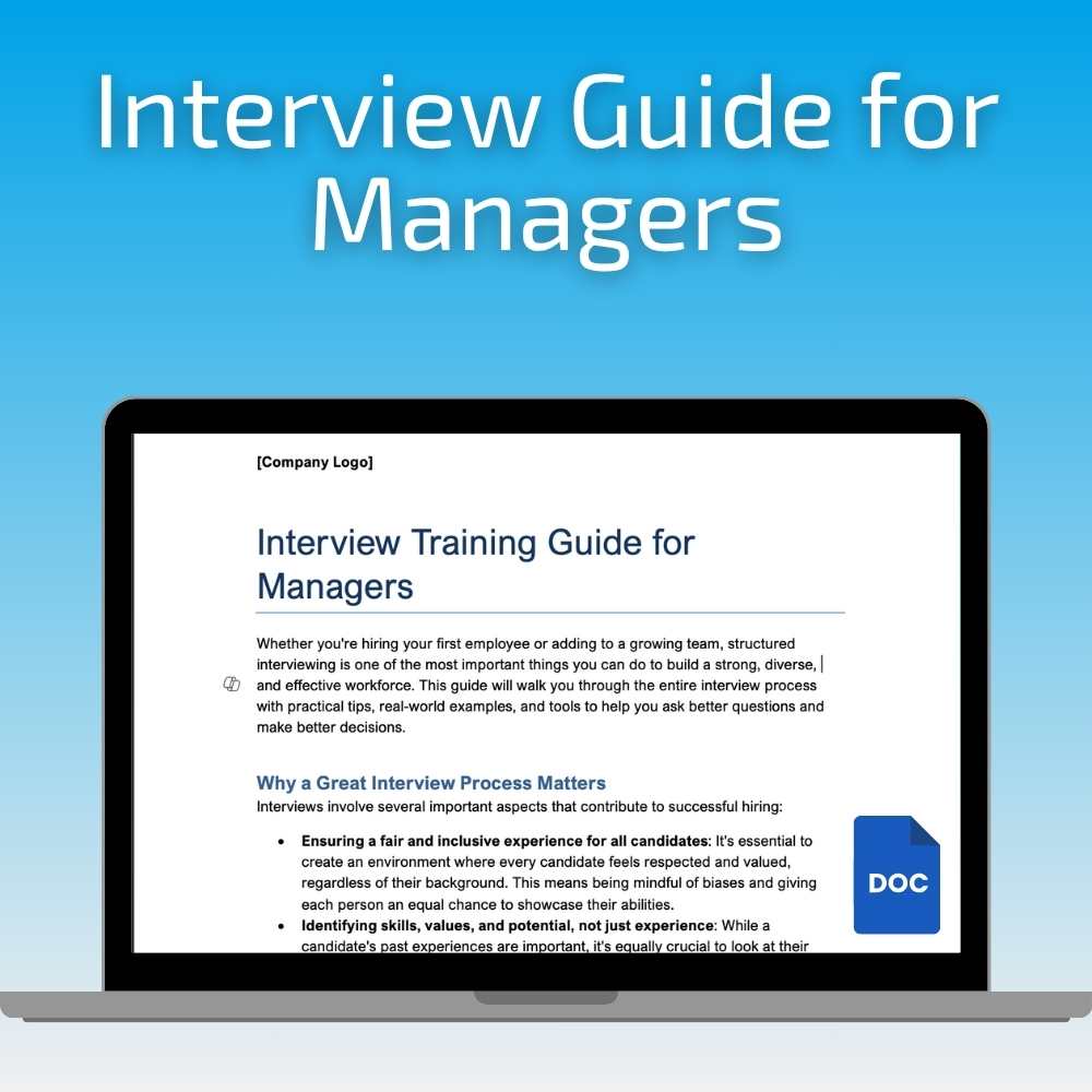 the best interview training guide for managers