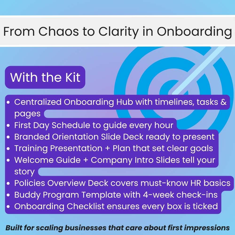 onboarding program templaes