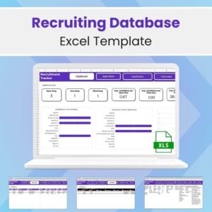 Recruitment Tracker Database (Excel)