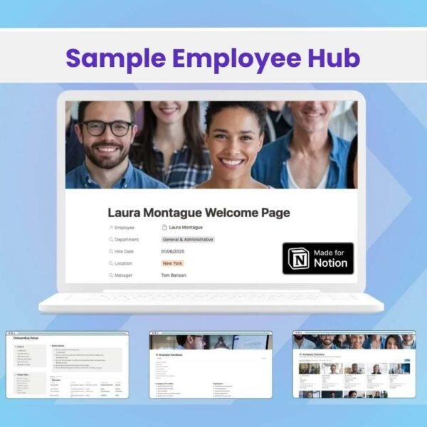 how to onbaord employees notion