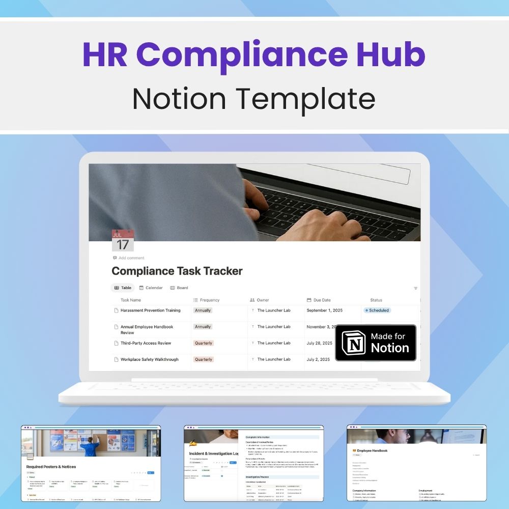HR Compliance Database for Startups